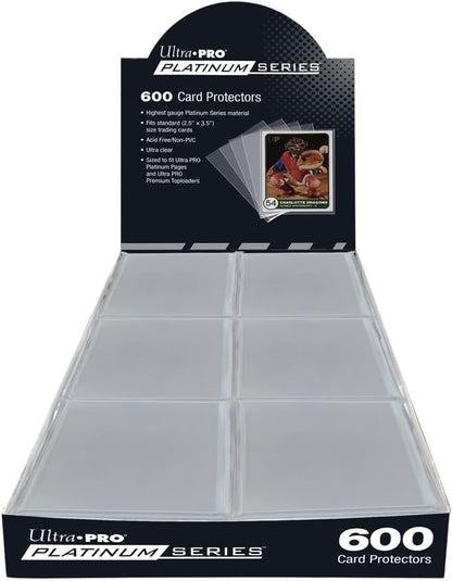 Platinum Series Card Protectors 2.5in X 3.5in (600ct
