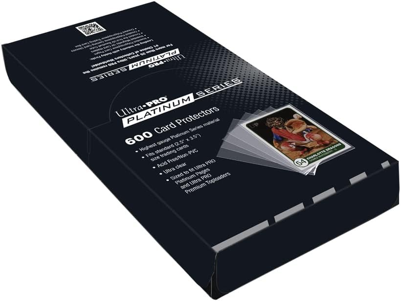 Platinum Series Card Protectors 2.5in X 3.5in (600ct