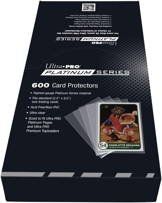 Platinum Series Card Protectors 2.5in X 3.5in (600ct