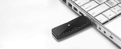 D-Link DWA-X1850 Wi-Fi 6 USB Adapter, 802.11ax, Dual Band 2.4/5GHz, High Speed 1200 Mbps, OFDMA, MU-MIMO, WPA3, Supports Windows 10, Black