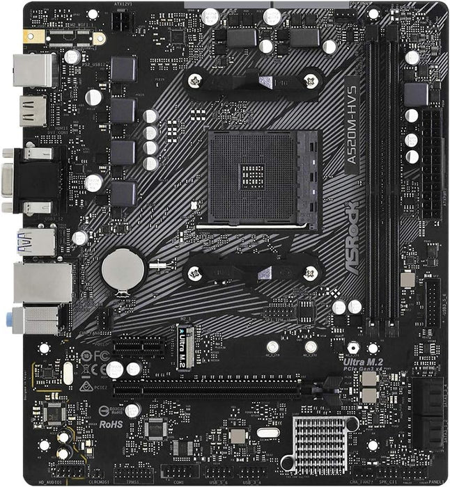 Carte Mère ASRock A520M-HVS (AM4) Micro-ATX