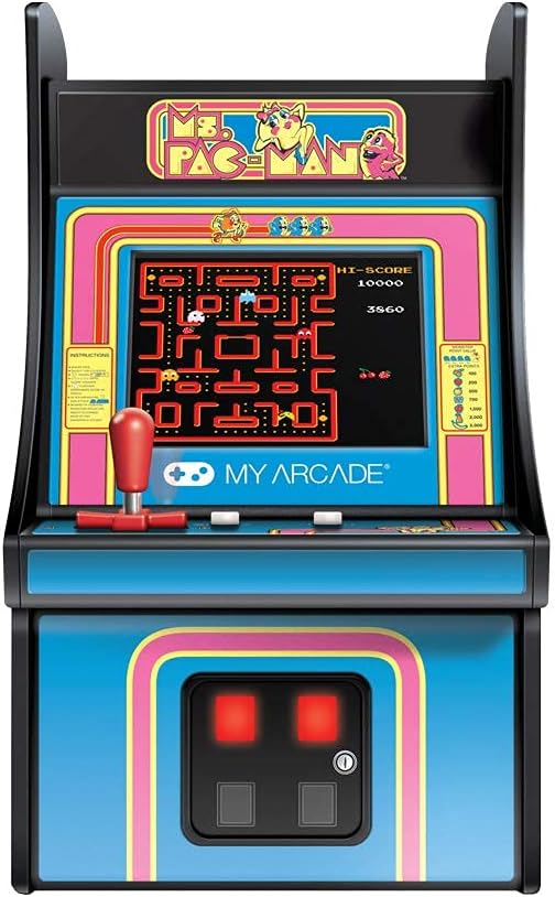 My Arcade MS. Pac-Man Collectible Micro Player Retro Arcade Machine - 6 Inch