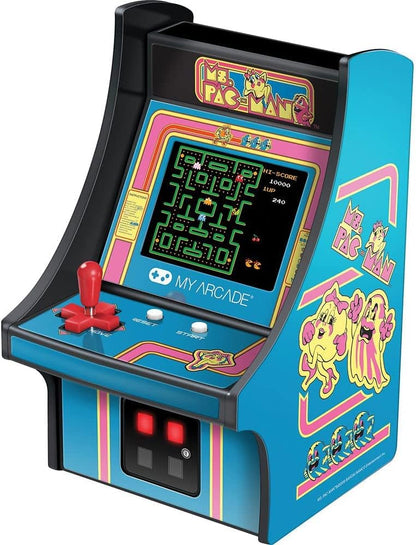 My Arcade MS. Pac-Man Collectible Micro Player Retro Arcade Machine - 6 Inch
