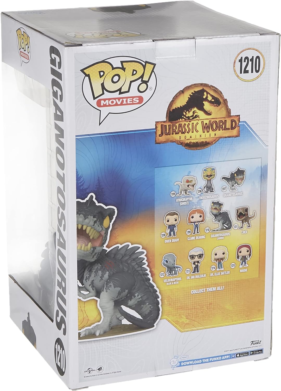 Funko Pop! Jumbo: JW3 - Giant Dino - Gigantosaurus - Jurassic Park - Collectable Vinyl Figure - Gift Idea - Official Merchandise - Toys for Kids & Adults - Movies Fans - Model Figure for Collectors