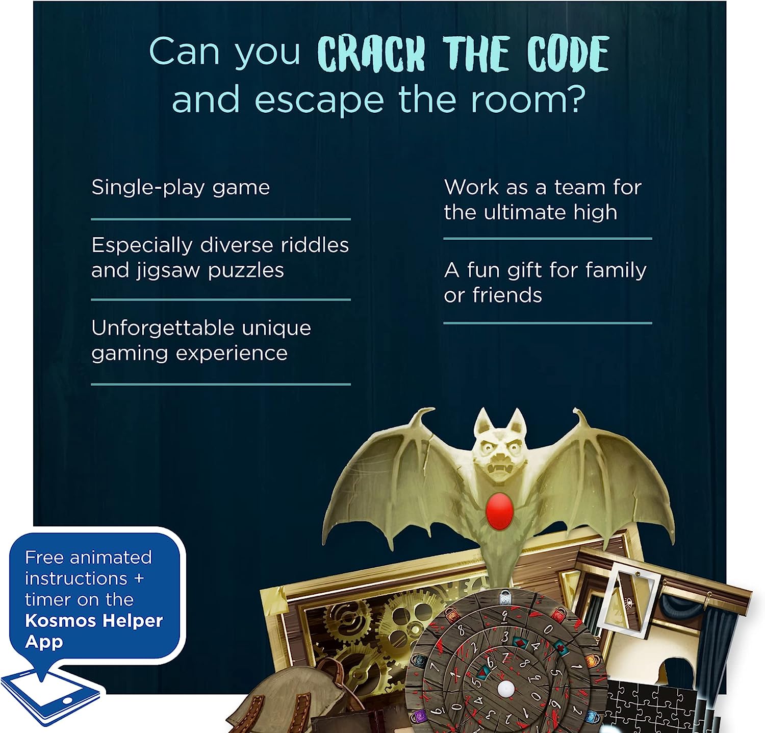 Thames & Kosmos - EXIT: Nightfall Manor - Level: 2/5 - Unique Escape Room Game - 1-4 Players, 692880 & EXIT: The Enchanted Forest - Level: 2/5 - Unique Escape Room Game - 1-4 Players, 692875 + EXIT: T