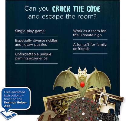 Thames & Kosmos - EXIT: Nightfall Manor - Level: 2/5 - Unique Escape Room Game - 1-4 Players, 692880 & EXIT: The Enchanted Forest - Level: 2/5 - Unique Escape Room Game - 1-4 Players, 692875 + EXIT: T