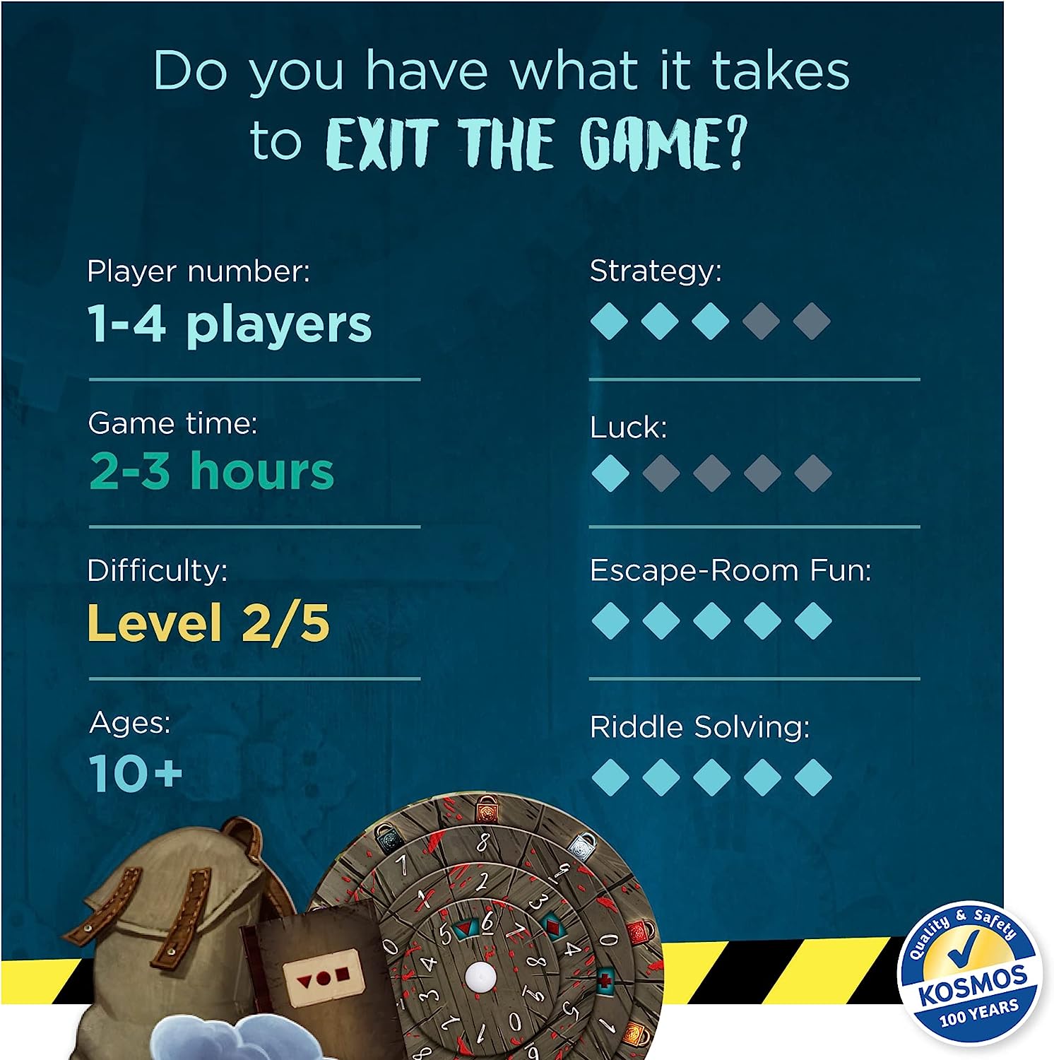 Thames & Kosmos - EXIT: Nightfall Manor - Level: 2/5 - Unique Escape Room Game - 1-4 Players, 692880 & EXIT: The Enchanted Forest - Level: 2/5 - Unique Escape Room Game - 1-4 Players, 692875 + EXIT: T