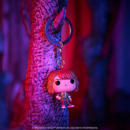 Funko Pop! Keychain: Stranger Things - Robin - Minifigura de Vinilo Coleccionable Llavero Original - Relleno de Calcetines - Idea de Regalo- Mercancia Oficial - TV Fans - Minifigura