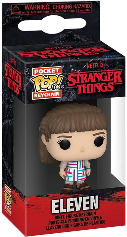 Funko POP! Keychain: Stranger Things - Eleven Novelty Keyring - Collectable Mini Figure - Stocking Filler - Gift Idea - Official Merchandise - TV Fans - Backpack Decor