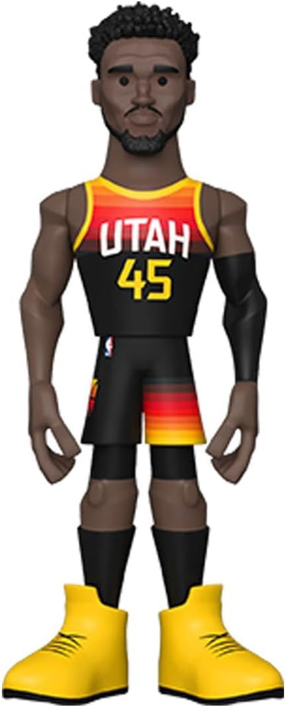 Funko Gold 5" NBA: Jazz-Donovan Mitchell - (CE'21) - 1/6 Odds for Rare Chase Variant - Collectable Vinyl Action Figure - Birthday Gift Idea - Official Merchandise - Ideal Toy for Sports Fans