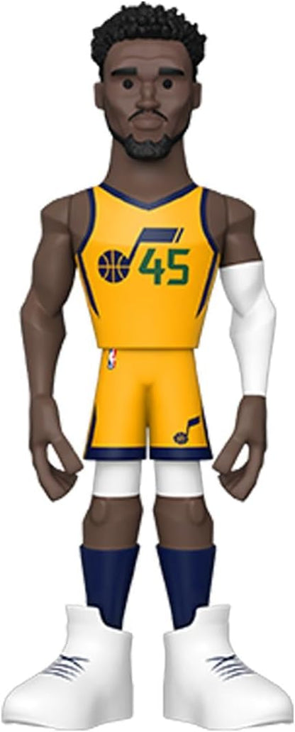 Funko Gold 5" NBA: Jazz-Donovan Mitchell - (CE'21) - 1/6 Odds for Rare Chase Variant - Collectable Vinyl Action Figure - Birthday Gift Idea - Official Merchandise - Ideal Toy for Sports Fans