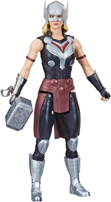 Hasbro Marvel Avengers Titan Hero Series Mighty Thor Toy, 30-cm-scale Thor: Love and Thunder Figure for Children Aged 4 and Up