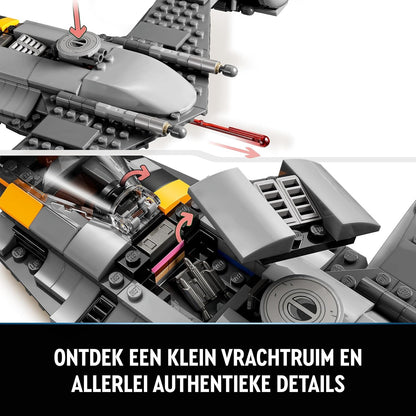 LEGO 75325 Star Wars The Mandalorian's N-1 Starfighter Building Toy & 75345 Star Wars 501st Clone Troopers Battle Pack Set