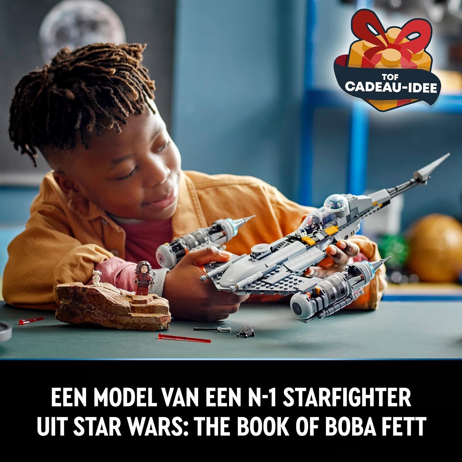 LEGO 75325 Star Wars The Mandalorian's N-1 Starfighter Building Toy & 75345 Star Wars 501st Clone Troopers Battle Pack Set