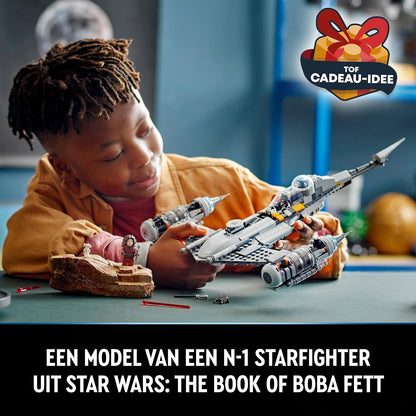 LEGO 75325 Star Wars The Mandalorian's N-1 Starfighter Building Toy & 75345 Star Wars 501st Clone Troopers Battle Pack Set