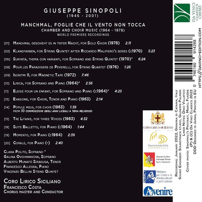 Manchmal (Chamber and Choir Music
