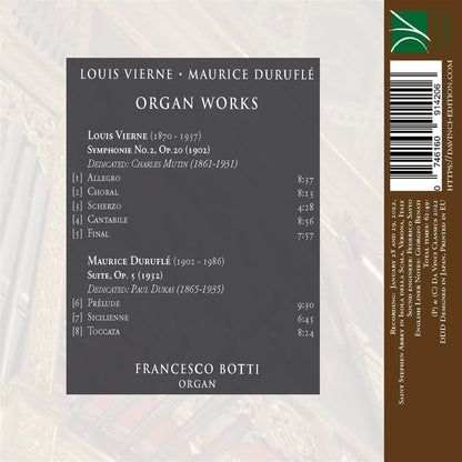 Vierne Durufl Organ Works