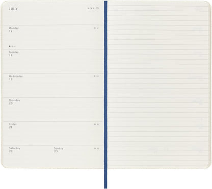 Moleskine Weekly Planner 2023, 12-Month Diary, Limited Edition Alice In Wonderland, Weekly Planner with Hard Cover and Elastic Closure, Large Size 21 x 13.5 Cm