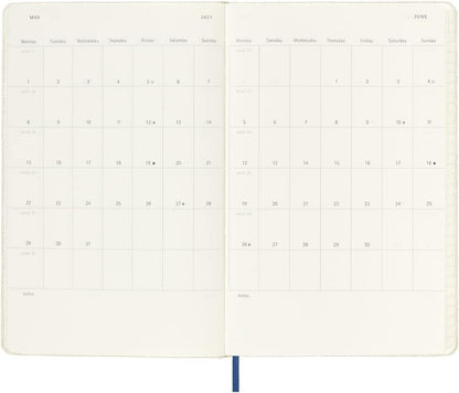 Moleskine Weekly Planner 2023, 12-Month Diary, Limited Edition Alice In Wonderland, Weekly Planner with Hard Cover and Elastic Closure, Large Size 21 x 13.5 Cm