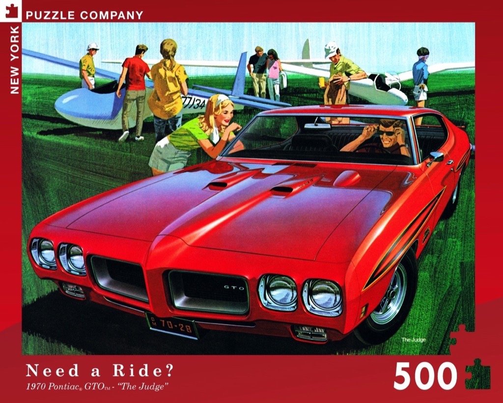 New York Puzzle Company - Need a Ride? - 500 Piece Jigsaw Puzzle