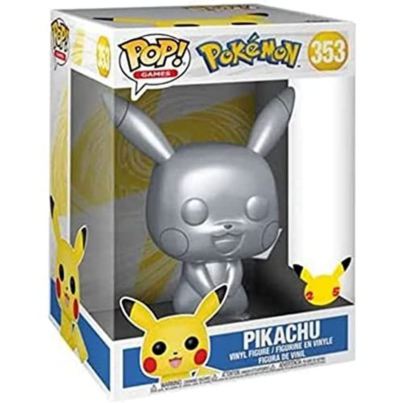 Funko POP Jumbo: Pokemon S5-10" Pikachu, Multicolor, 1.5x10M=4.9x32.8ft, 59873
