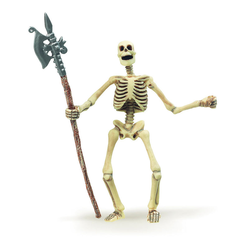 PAPO Fantasy World Phosphorescent Skeleton Toy Figure, White (38908)