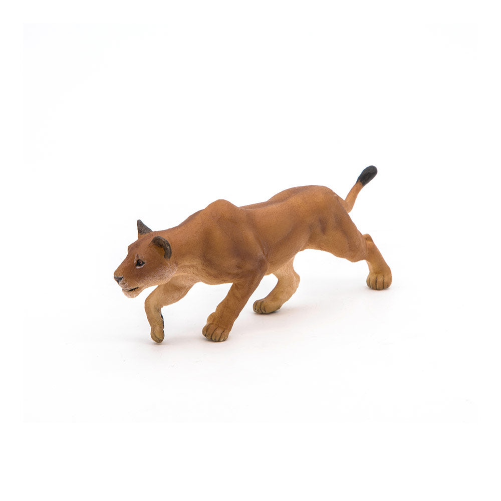 PAPO Wild Animal Kingdom Lioness Chasing Toy Figure, Brown (50251)