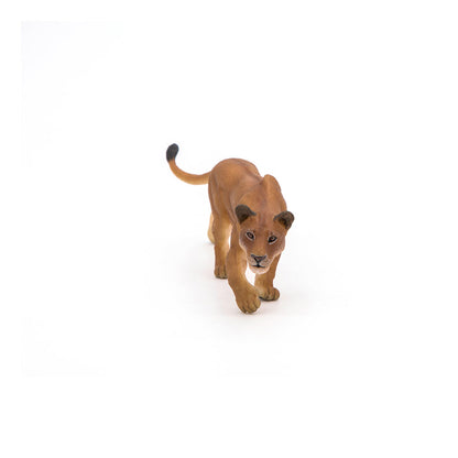 PAPO Wild Animal Kingdom Lioness Chasing Toy Figure, Brown (50251)