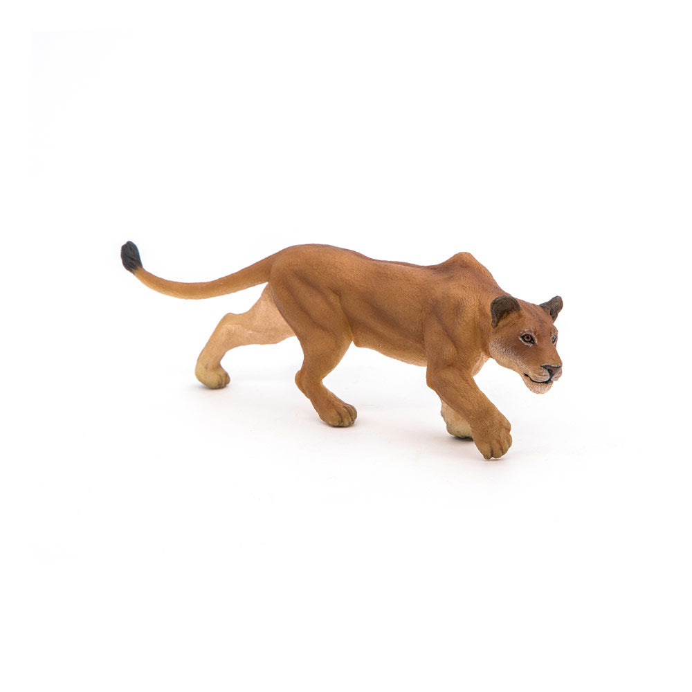 PAPO Wild Animal Kingdom Lioness Chasing Toy Figure, Brown (50251)