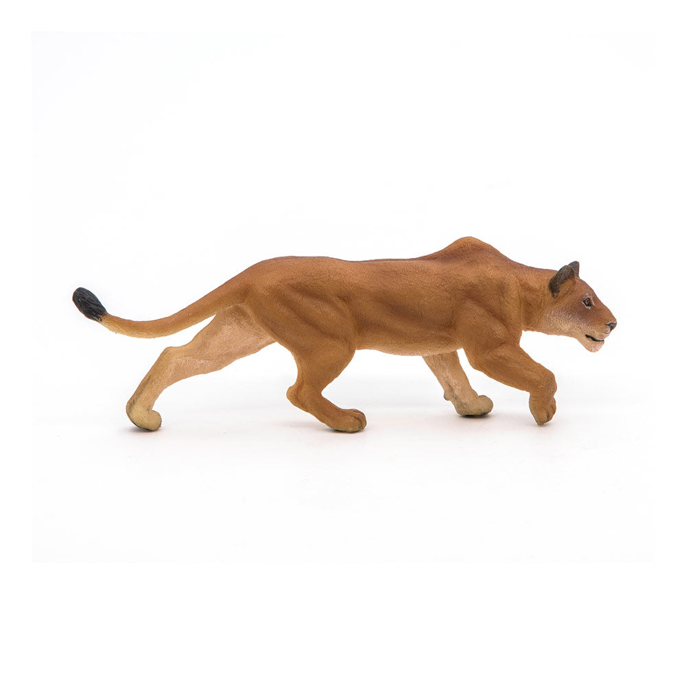 PAPO Wild Animal Kingdom Lioness Chasing Toy Figure, Brown (50251)