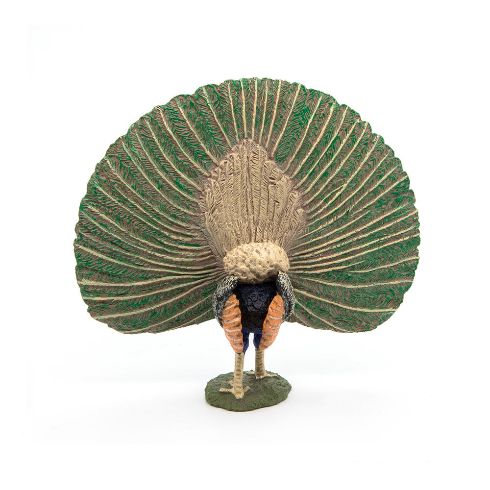 PAPO Farmyard Friends Peacock Toy Figure, Multi-colour (51161)