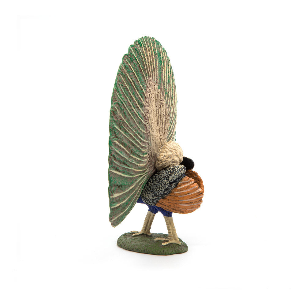 PAPO Farmyard Friends Peacock Toy Figure, Multi-colour (51161)