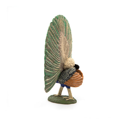 PAPO Farmyard Friends Peacock Toy Figure, Multi-colour (51161)