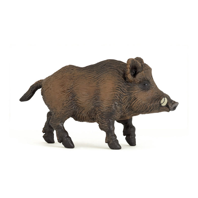PAPO Wild Animal Kingdom Wild Boar Toy Figure, Brown (53011)
