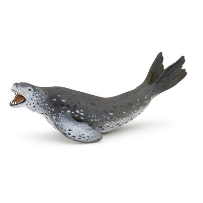 PAPO Marine Life Leopard Seal Toy Figure, Grey (56042)