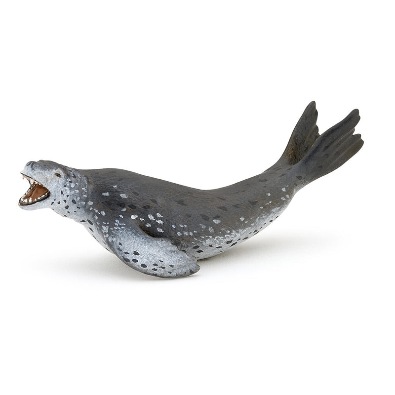 PAPO Marine Life Leopard Seal Toy Figure, Grey (56042)