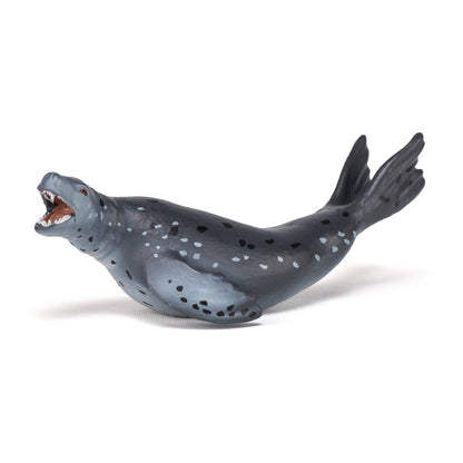 PAPO Marine Life Leopard Seal Toy Figure, Grey (56042)