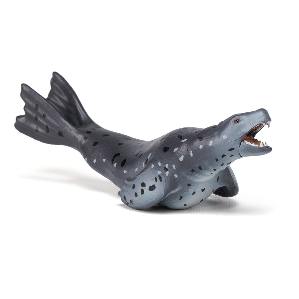 PAPO Marine Life Leopard Seal Toy Figure, Grey (56042)