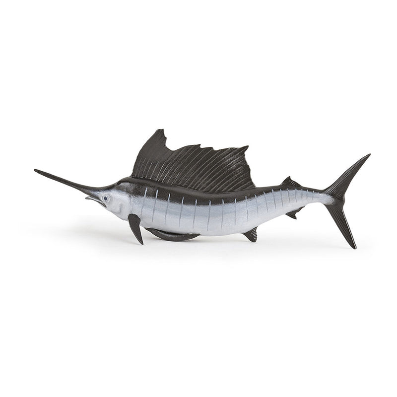 PAPO Marine Life Pacific Sailfish Toy Figure, Grey (56048)