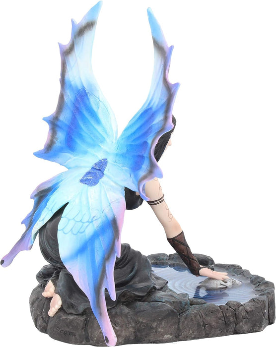 Nemesis Now Immortal Flight Fairy Figurine, Blue, 18.4cm