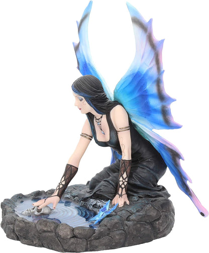 Nemesis Now Immortal Flight Fairy Figurine, Blue, 18.4cm