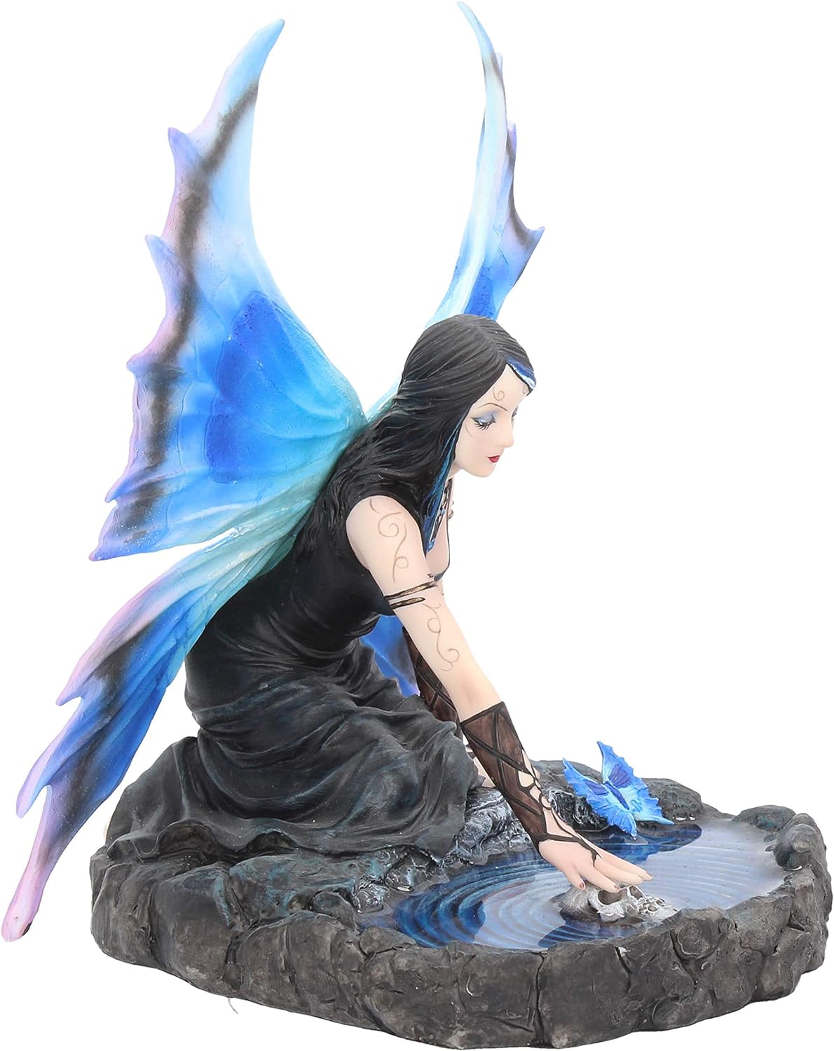 Nemesis Now Immortal Flight Fairy Figurine, Blue, 18.4cm