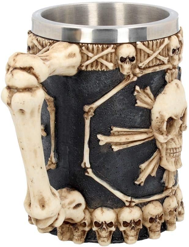 Large Tankard Of Skulls (16cm