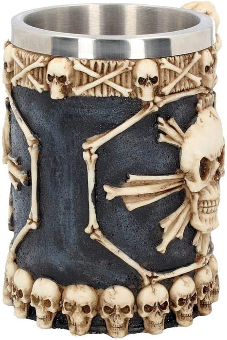 Large Tankard Of Skulls (16cm
