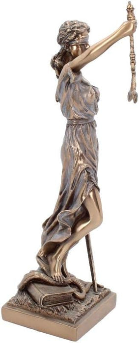 Nemesis Now La Justicia - Figura Decorativa (38 cm, 17 cm), Color Bronce