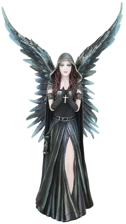 Nemesis Now Harbinger Anne Stokes 27 cm, Resina, Color Negro
