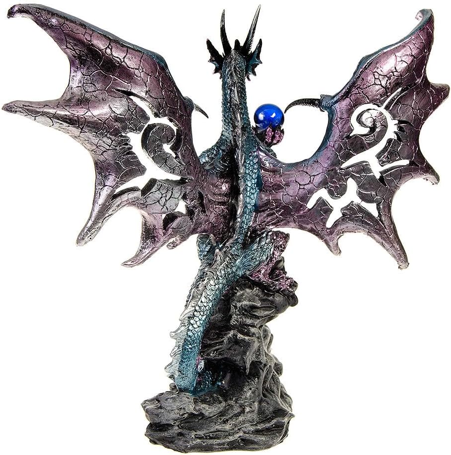 Nemesis Now Blue Dragon Protector Figurine 26cm Blue