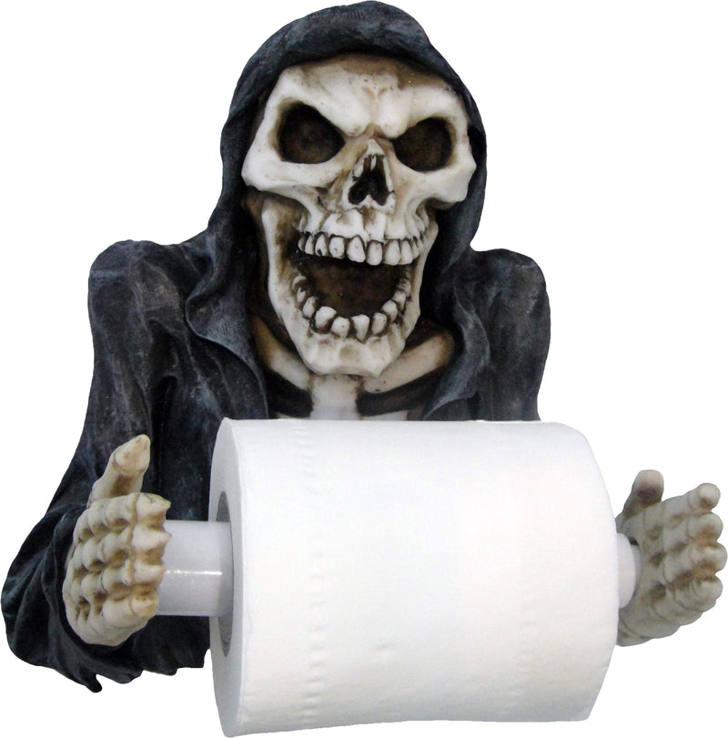 Skeleton Grim Reapers Revenge Toilet Roll Paper Holder