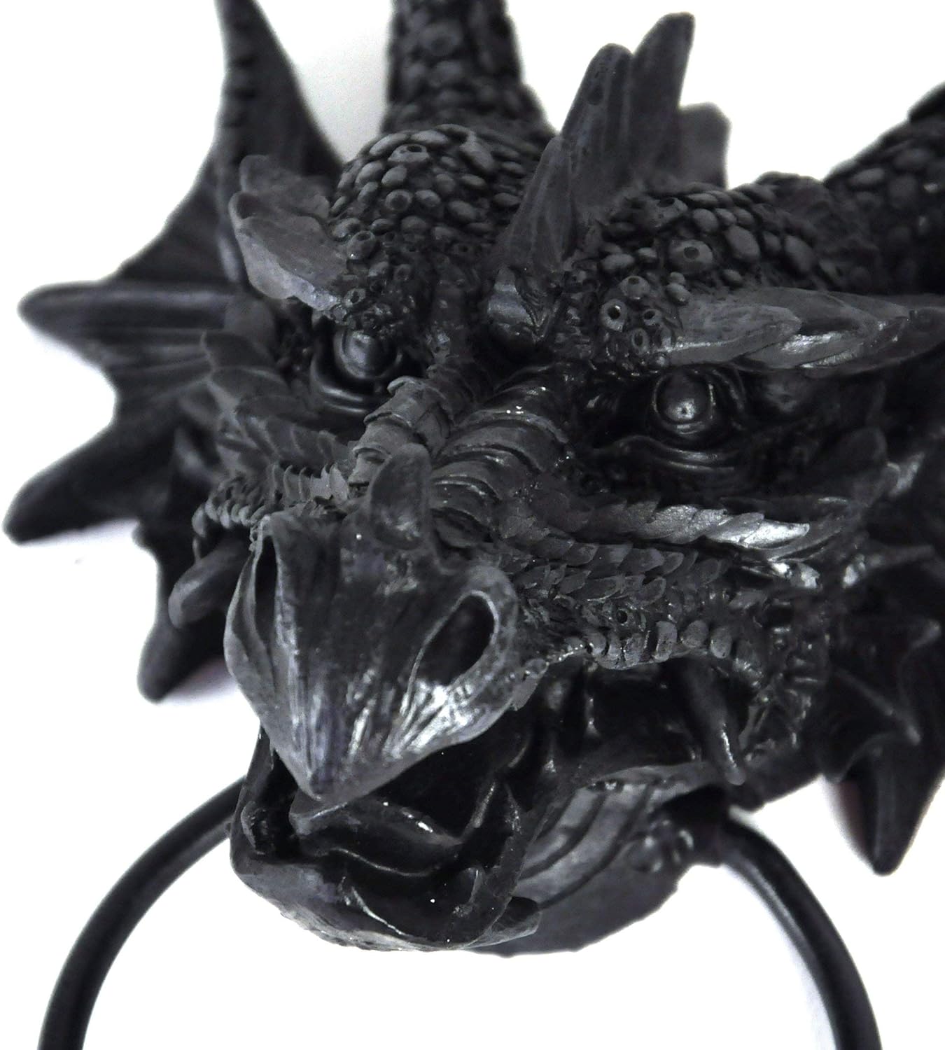 Gothic Black Dragon Door Knocker