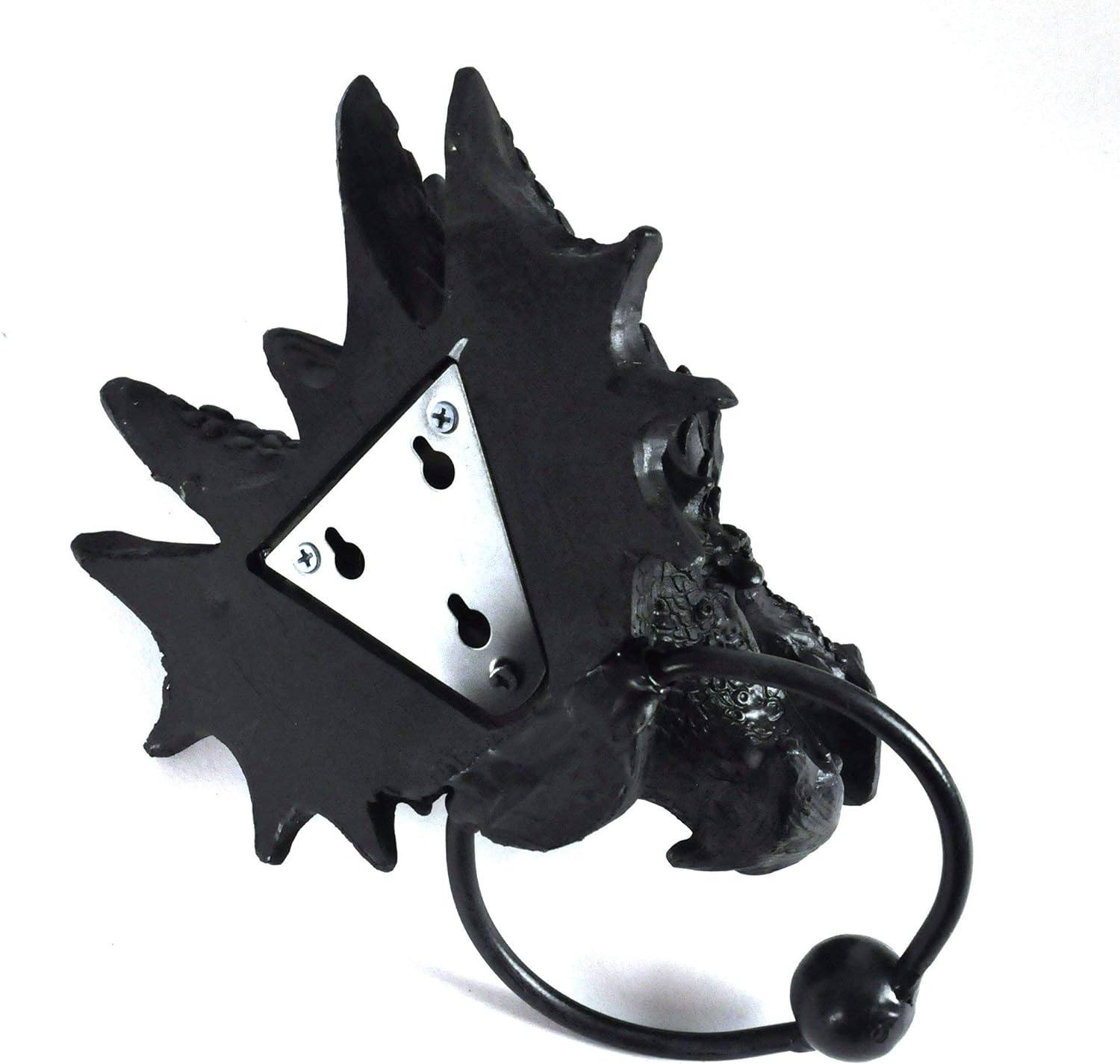 Gothic Black Dragon Door Knocker